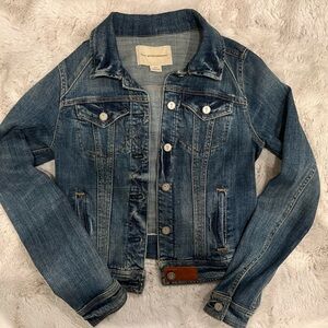 Denim Jacket in EUC from Pilcro and the Letterpress at Anthropology, size small